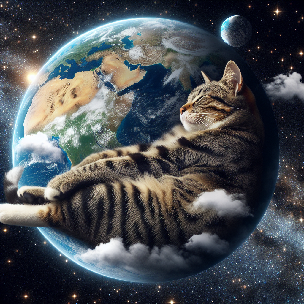 Cat in Space: Cute Feline Among the Stars