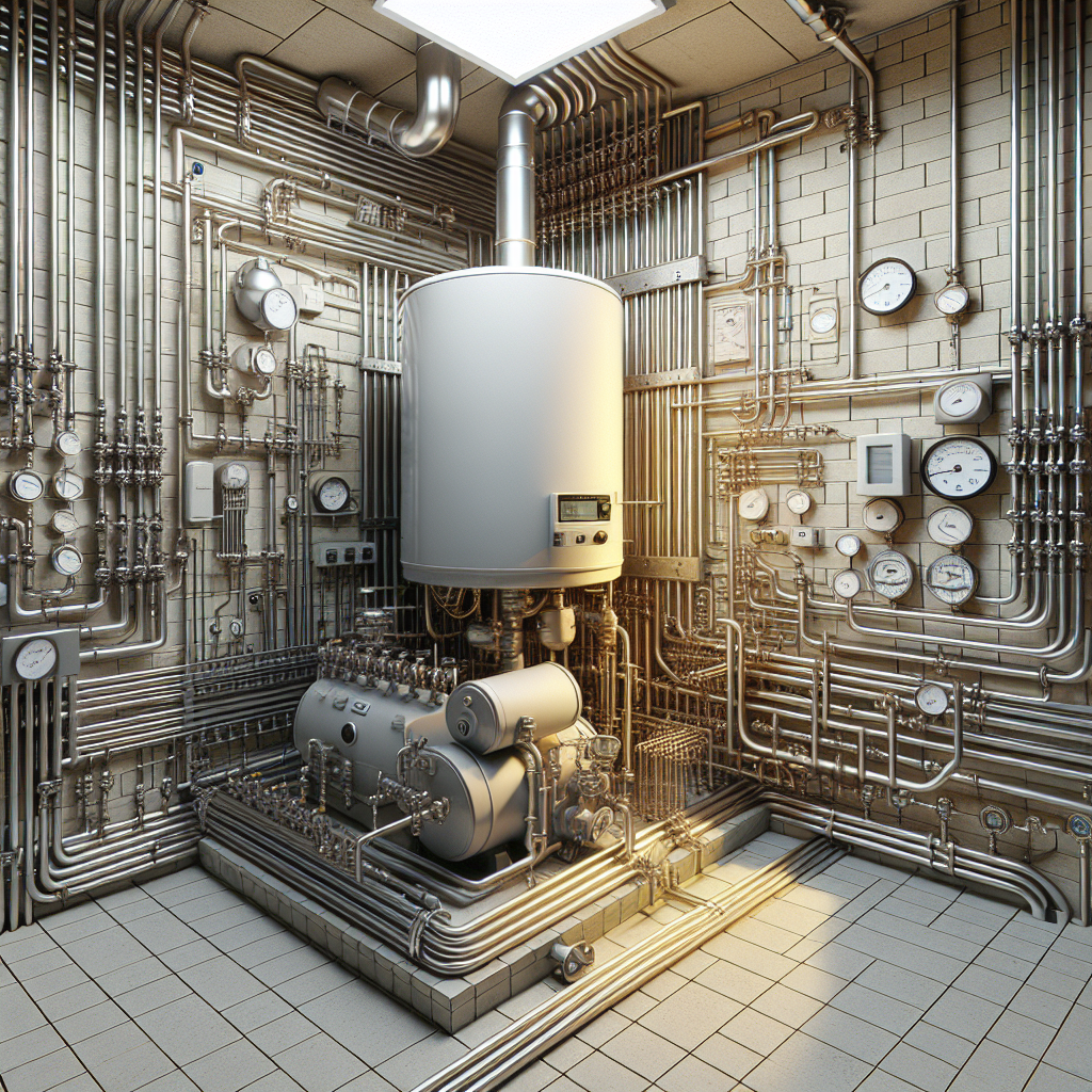 Realistic Private House Boiler Room, 4k Quality | AI Art Generator | Easy-Peasy.AI