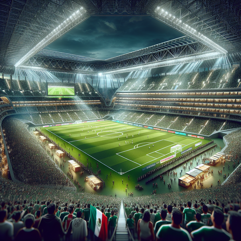 Overcast Aerial View of a Crowded Football Stadium, Generative Ai Stock  Illustration - Illustration of arena, atmosphere: 275063377