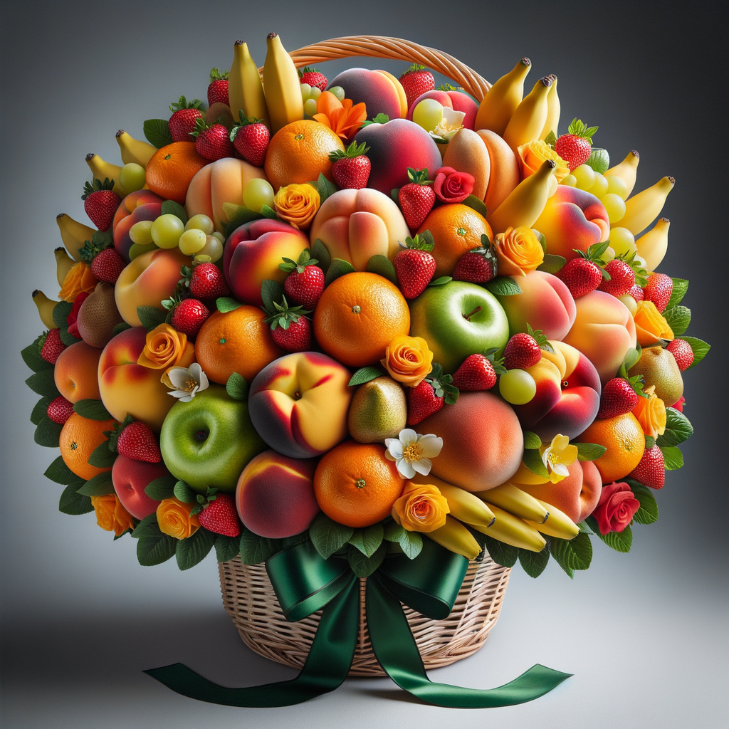 Exotic fruit decorations with flowers as … – License Images – 11983200 ❘  StockFood