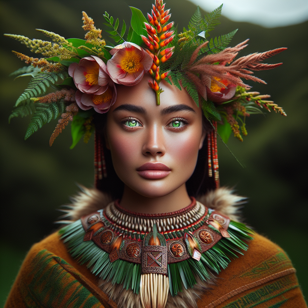 Polynesian Women Silhouette: Tropical Paradise in Vibrant Colors, AI Art  Generator