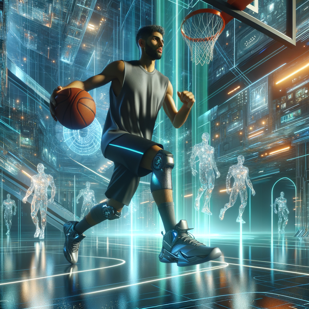 create a basketball image with high-energy match, AI Art Generator