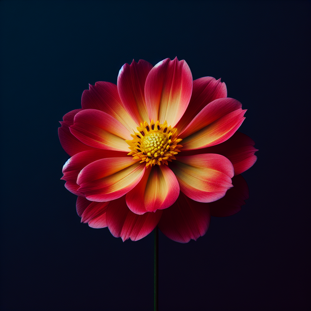 Brightly red flower stock image. Image of perfection, element - 5139729