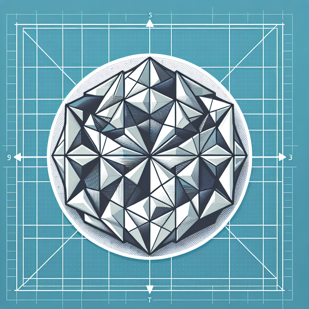 Elegant Geometric Pattern Design with Color Gradients, AI Art Generator