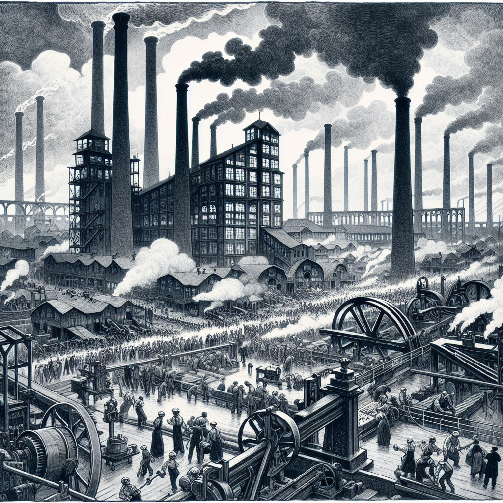 Barrow Hematite Steel Works Stock Illustration - Download Image Now - Industrial  Revolution, Factory, England - iStock