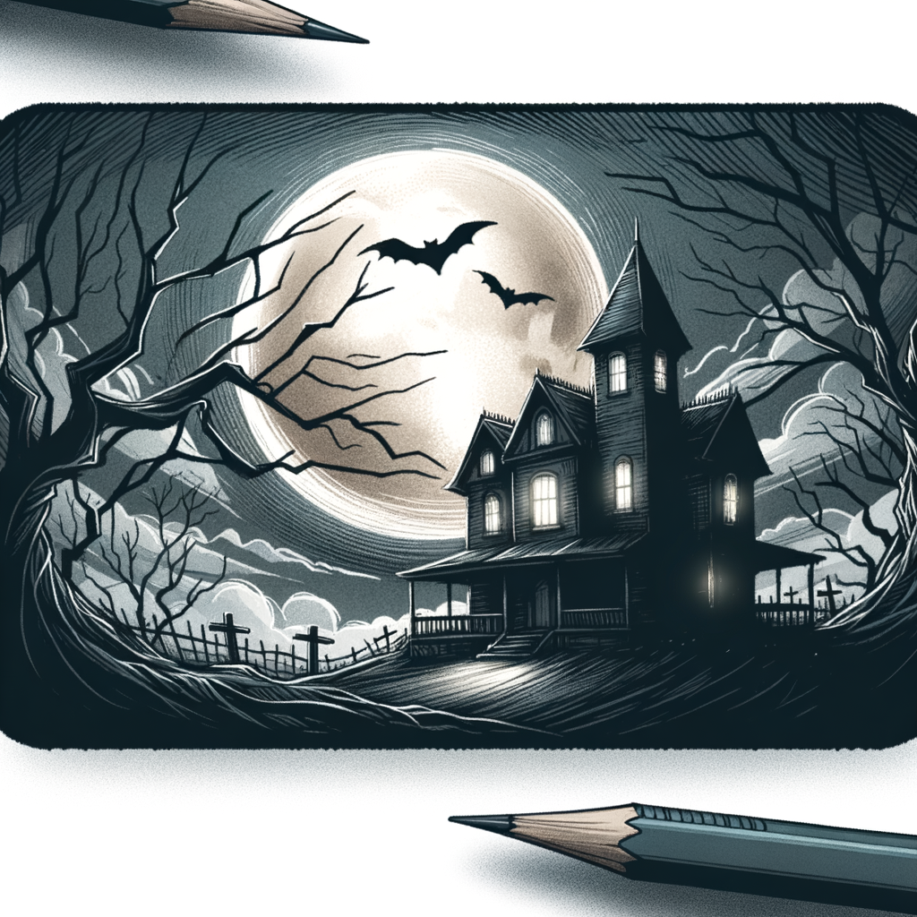 Easy Drawing Guides - Learn How to Draw a Haunted House: Easy Step-by-Step Drawing  Tutorial for Kids and Beginners. #Haunted #House #drawingtutorial #Halloween.  See the full tutorial at http://bit.ly/2mIdDZy . | Facebook