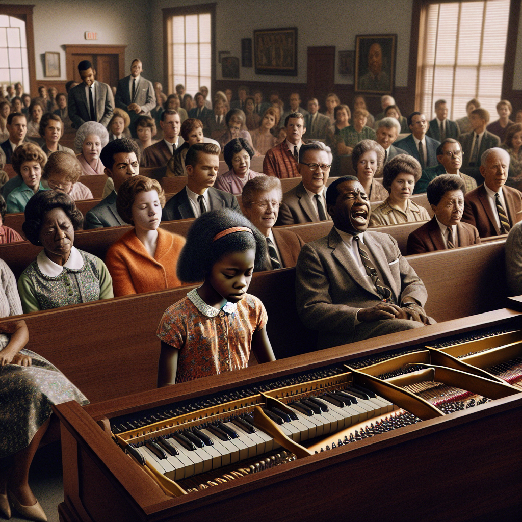 Tocando piano em 1963 Southern ChurchTocando piano em 1963 Southern Church  