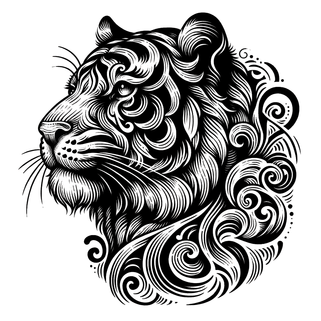 Simple Tiger Tattoo Designs Stock Photos - Free & Royalty-Free Stock Photos  from Dreamstime