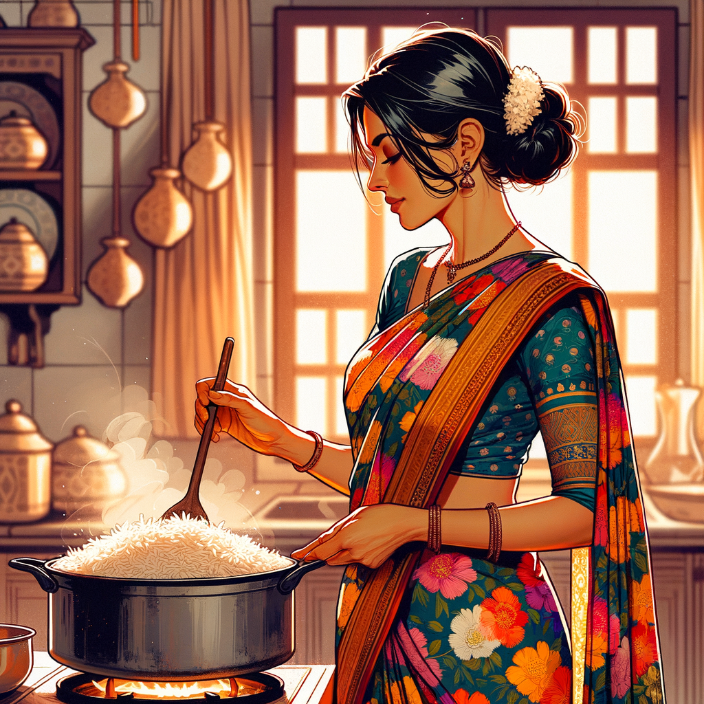 Indian Village Woman Making Food in Ancient or Old Kitchen, Stock Vector -  Illustration of earth, asian: 259646497