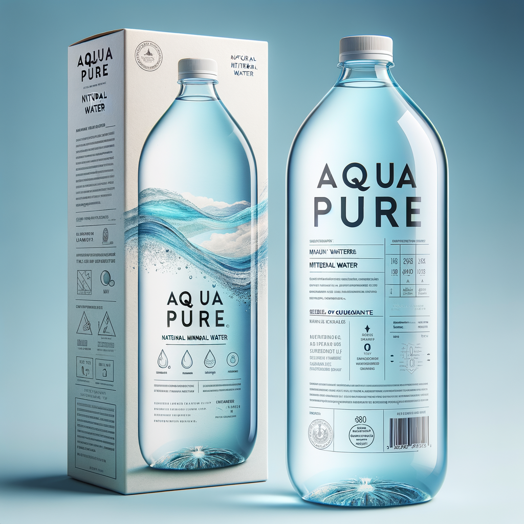 Botol Kaca AquaPure - Desain EleganBotol Kaca AquaPure - Desain Elegan  