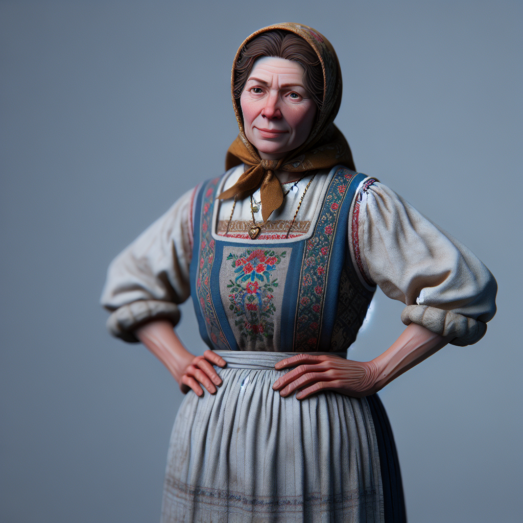Anna Shakhovskaya’s Winter Cosplay: Mom from Prostokvashino
