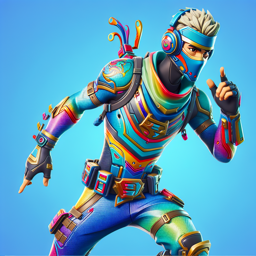 Triumphant Fortnite Gamer Wins Competition | AI Art Generator |  Easy-Peasy.AI