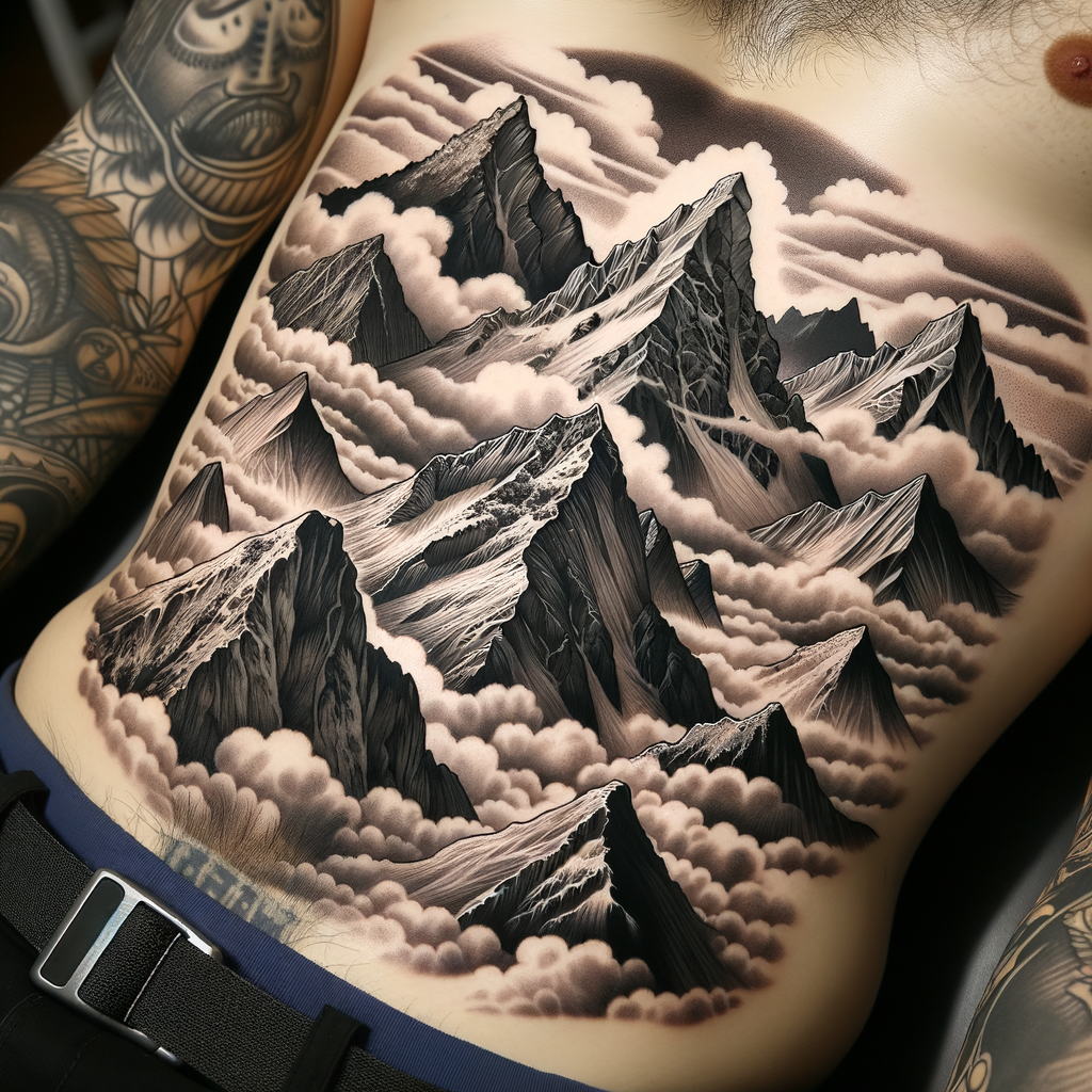 Amy Jem Zelix Tattoo - Line work in place for a japanese style waterfall. |  Facebook