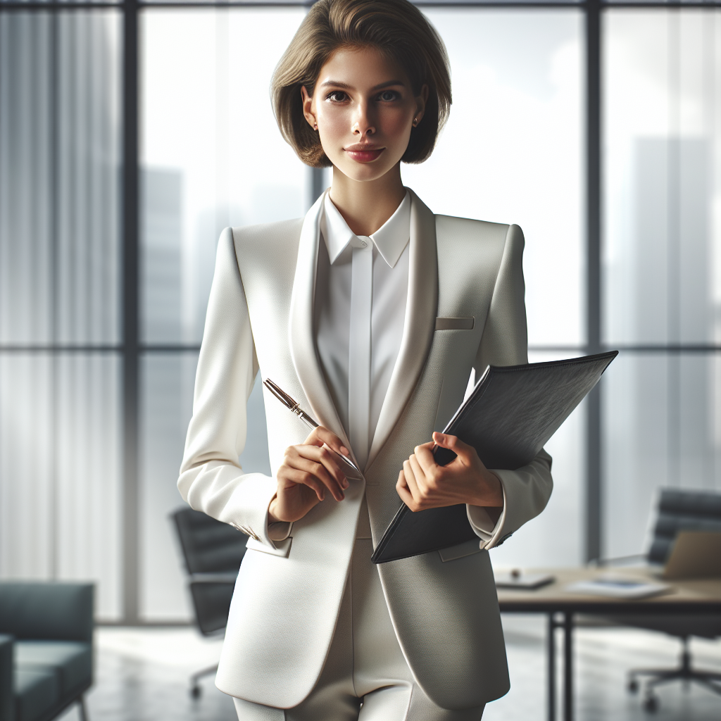 Premium Photo  Illustration of beautiful female african american business  woman ceo in a suit at the workplace