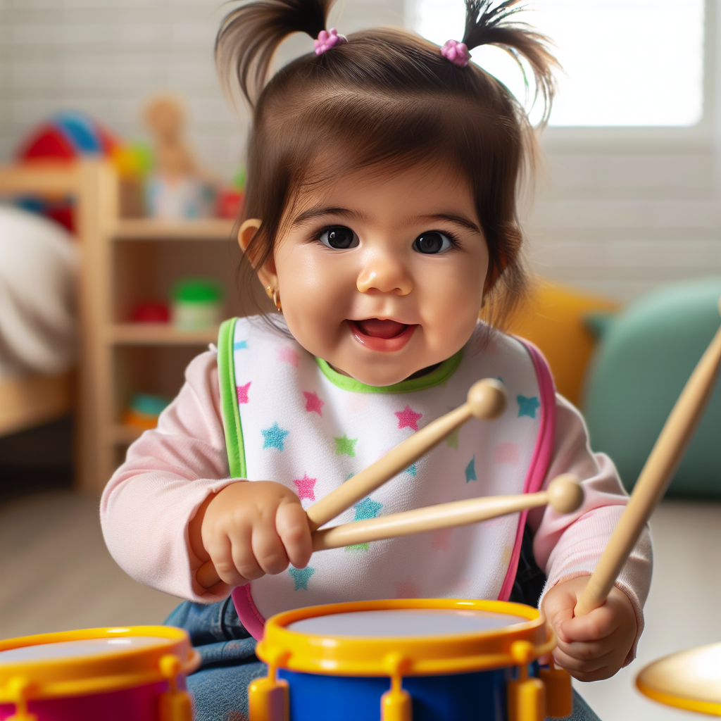 Latina Baby Drummer: Joyful MusicalLatina Baby Drummer: Joyful Musical  